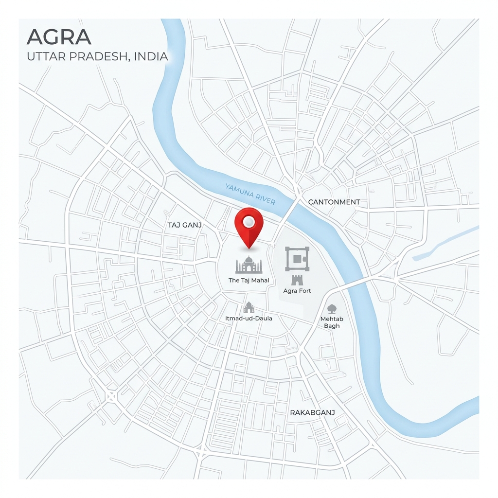 Agra SkillAid Map Location